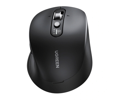 Myszka UGREEN Mysz bezprzewodowa M752 Bluetooth 5.4 + 2.4 GHz 2xAA czarna